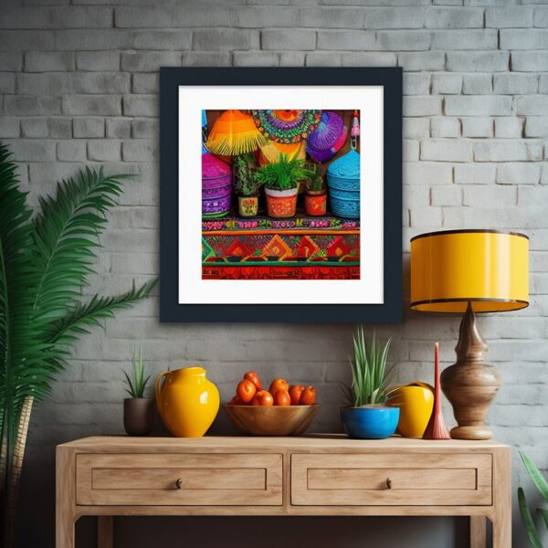 Framed Canvas Painting